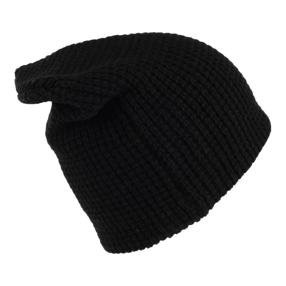 Patagonia Desert Sky hängend Beanie Mütze mit Waffelstrickmuster aus aus recycelter Wolle - Schwarz - Image 2