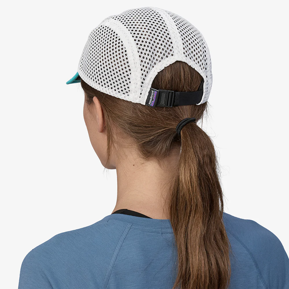 Patagonia Duckbill Recycled 5 Paneelen Cap - Petrol-Weiß - Image 2