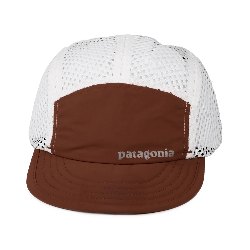 Patagonia Duckbill Recycled 5 Paneelen Cap - Rostrot-Weiß - Image 2