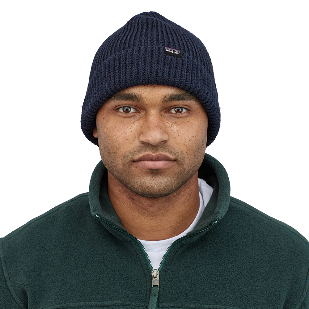 Patagonia Fishermans gerollt Beanie Mütze - Marineblau - Image 3