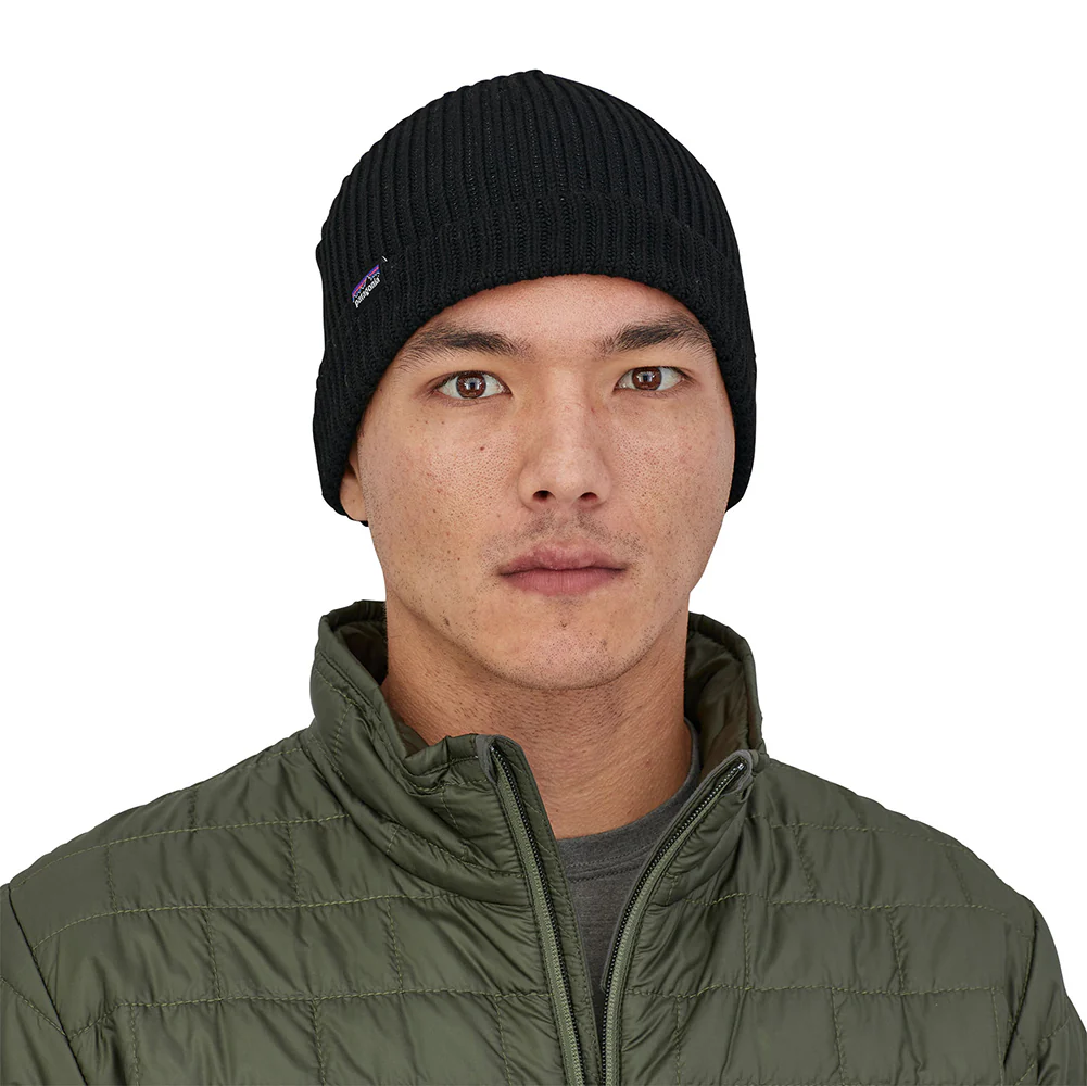 Patagonia Fishermans gerollt Beanie Mütze - Schwarz - Image 3