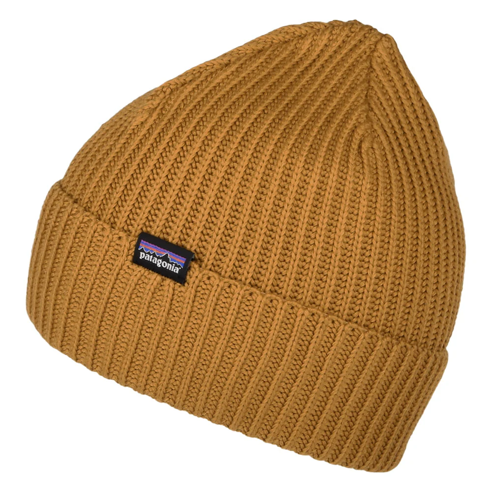 Patagonia Fishermans gerollt Beanie Mütze - Senfgelb