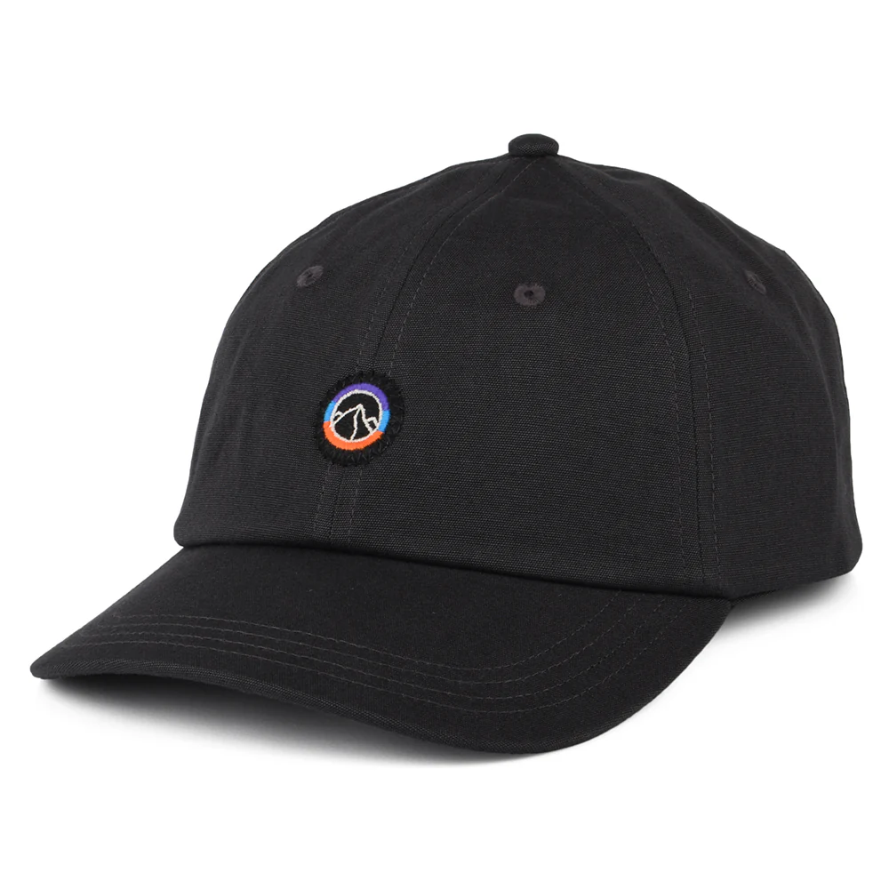 Patagonia Fitz Roy Icon Trad Baseball Cap aus organischer Baumwolle - Tintenschwarz