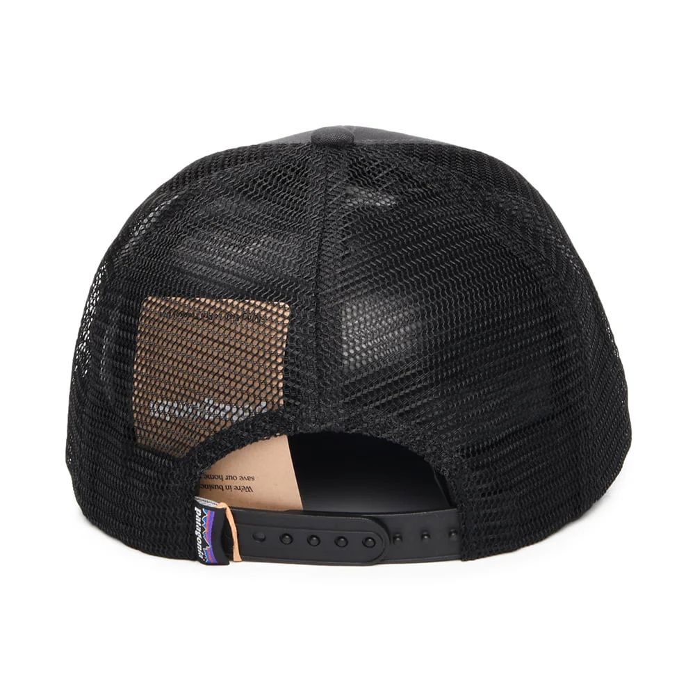 Patagonia Flying Fish LoPro Trucker Cap - Grau-Schwarz - Image 3