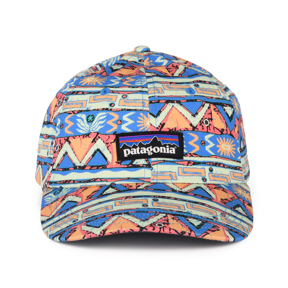 Patagonia High Hopes Geo Small P-6 Label Trad Baseball Cap aus organischer Baumwolle - Grün-Blau-Multi - Image 2