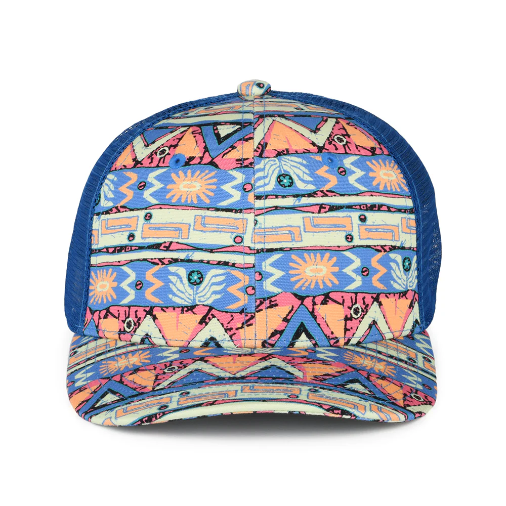 Patagonia Kinder High Hopes Geo Trucker Cap aus organischer Baumwolle - Blau-Multi - Image 2