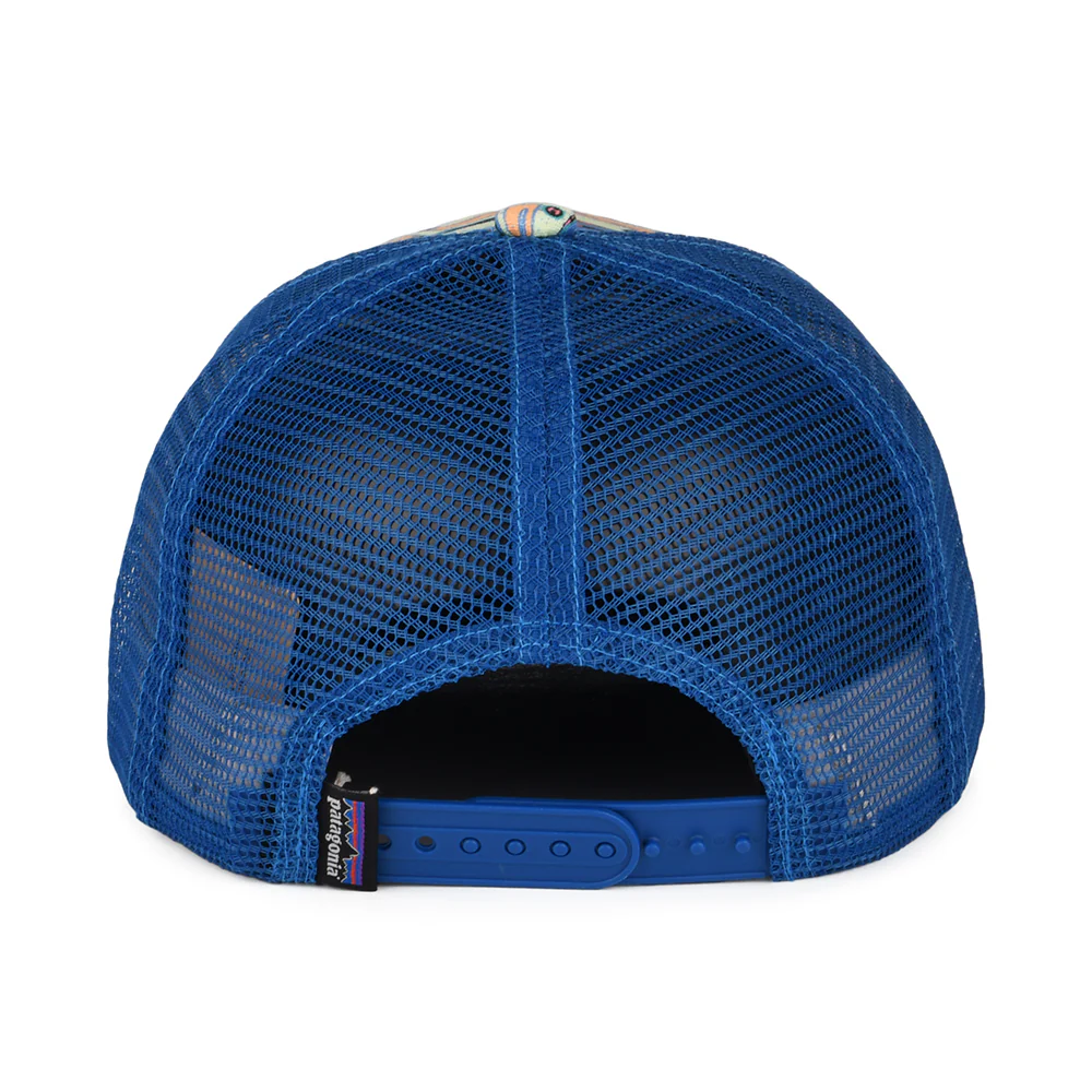 Patagonia Kinder High Hopes Geo Trucker Cap aus organischer Baumwolle - Blau-Multi - Image 3
