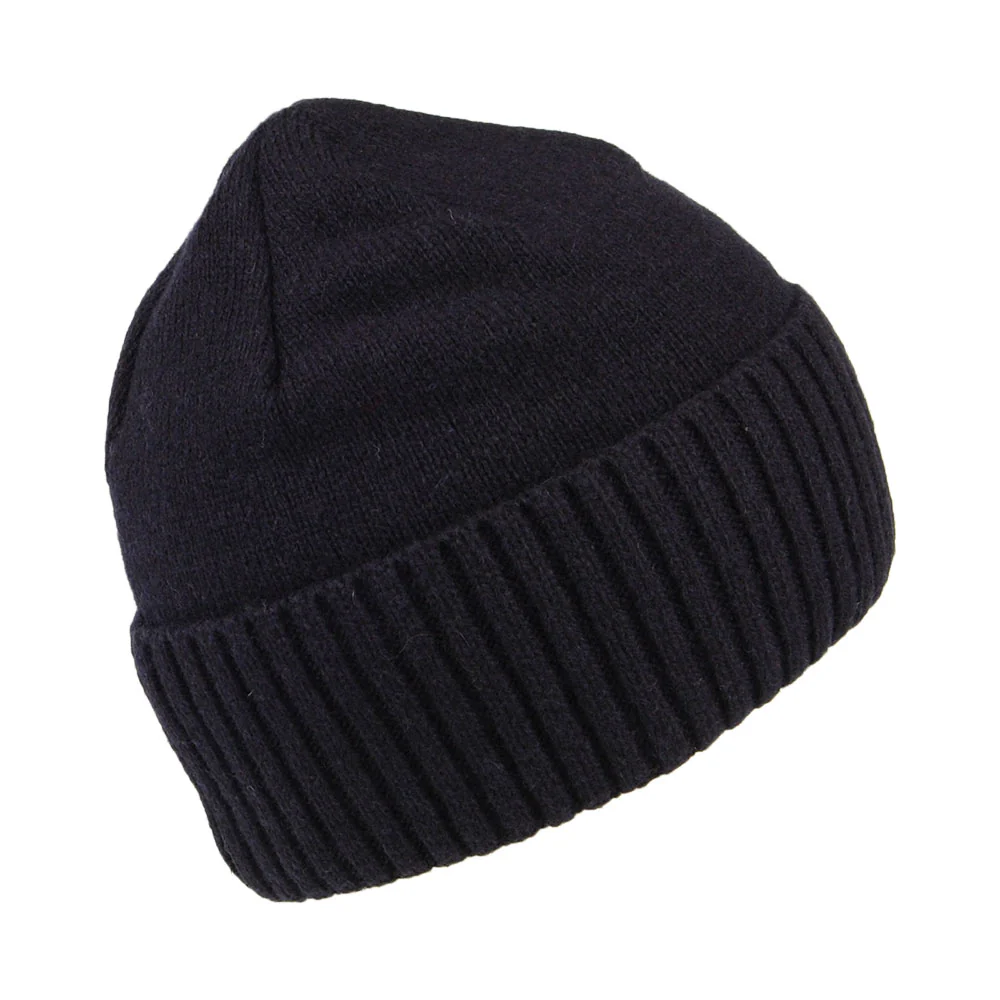 Patagonia Line Logo Brodeo Beanie Mütze aus recycelter Wolle - Marineblau - Image 2