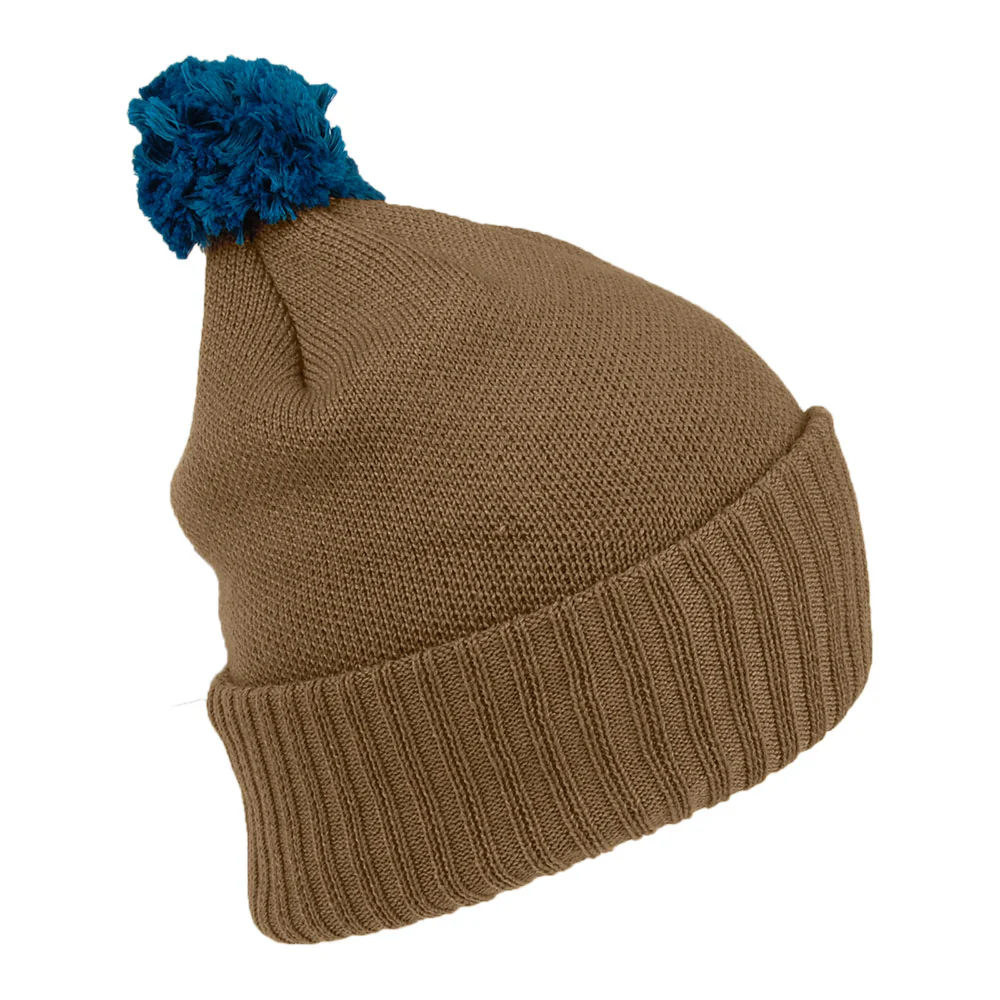 Patagonia Line Logo Powder Town Bommelmütze - Braun - Image 2