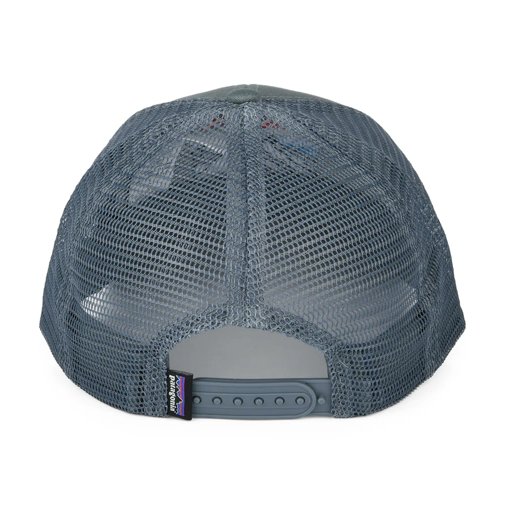 Patagonia Line Logo Ridge LoPro Trucker Cap aus Organic Cotton Canvas - Grau - Image 3