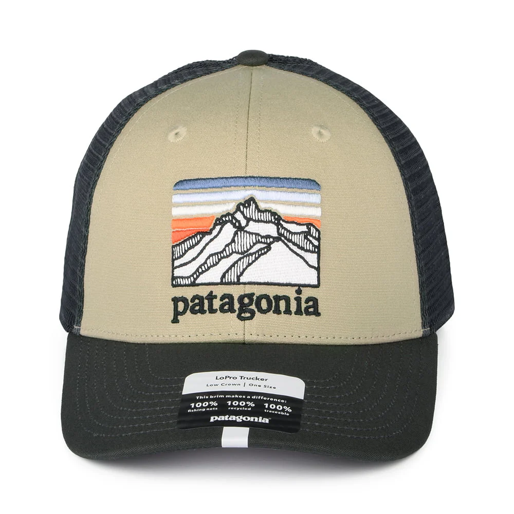 Patagonia Line Logo Ridge LoPro Trucker Cap aus Organic Cotton Canvas - Khaki - Image 2