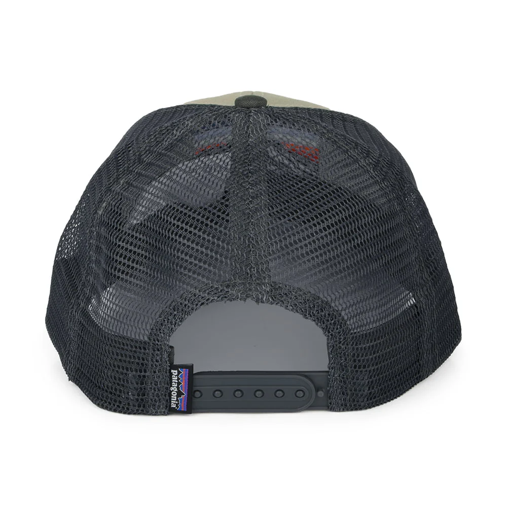 Patagonia Line Logo Ridge LoPro Trucker Cap aus Organic Cotton Canvas - Khaki - Image 3
