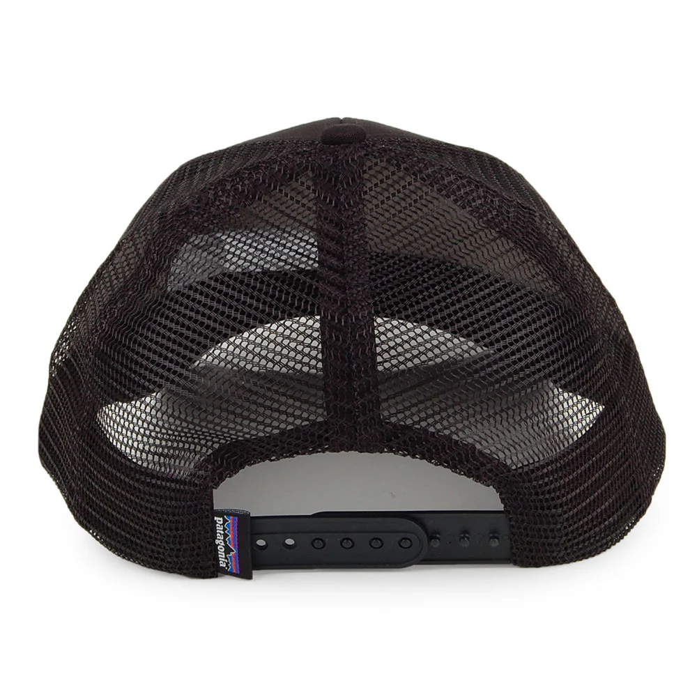 Patagonia Line Logo Ridge Trucker Cap aus Organic Cotton Canvas - Schwarz - Image 3