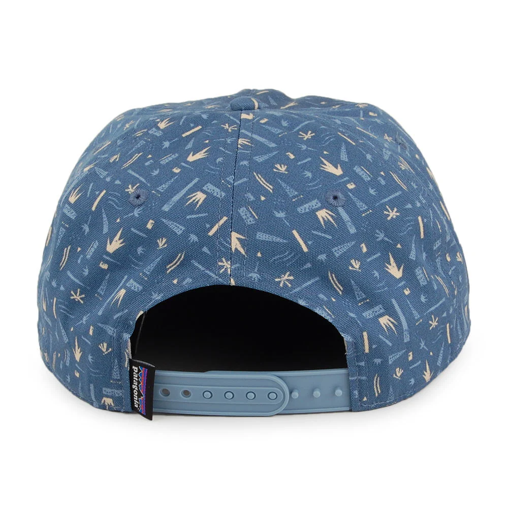 Patagonia Live Simply Guitar Funfarer Baseball Cap aus organischer Baumwolle - Blau-Multi - Image 3