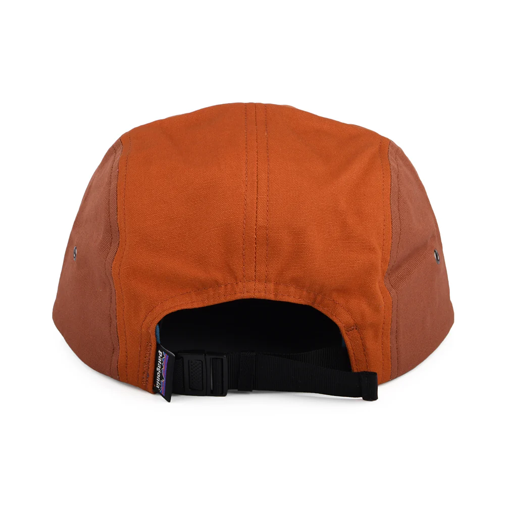 Patagonia P-6 Label Maclure 5 Paneelen Cap aus organischer Baumwolle - Lila-Orange-Blau - Image 3