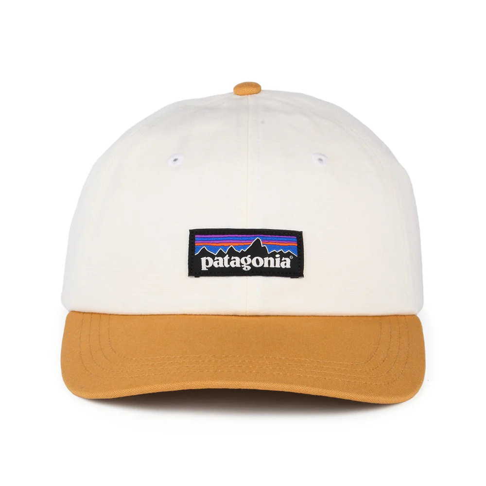 Patagonia P-6 Label Trad Baseball Cap aus organischer Baumwolle - Cremefarben-Senfgelb - Image 2