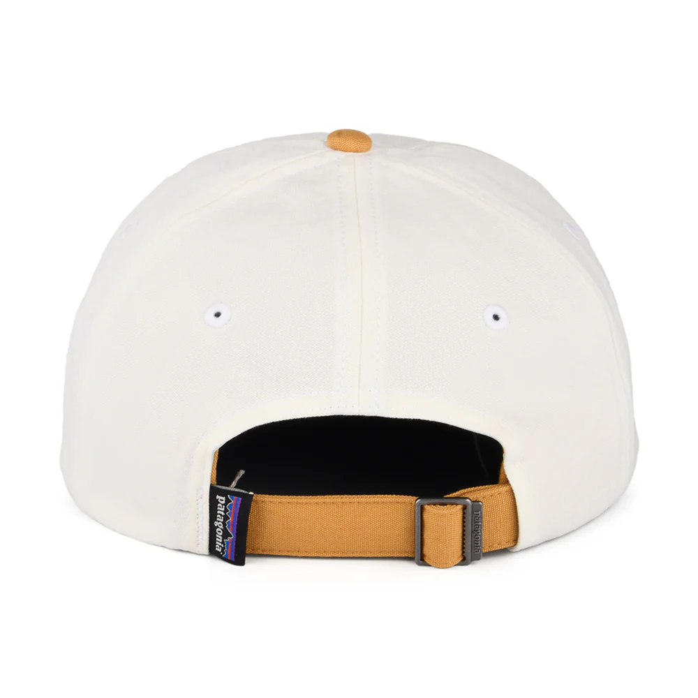 Patagonia P-6 Label Trad Baseball Cap aus organischer Baumwolle - Cremefarben-Senfgelb - Image 3