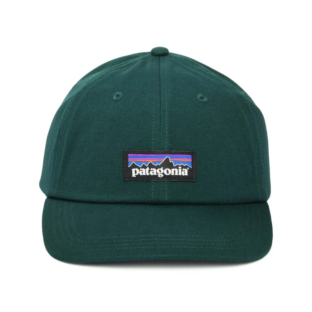 Patagonia P-6 Label Trad Baseball Cap aus organischer Baumwolle - Dunkelgrün - Image 2