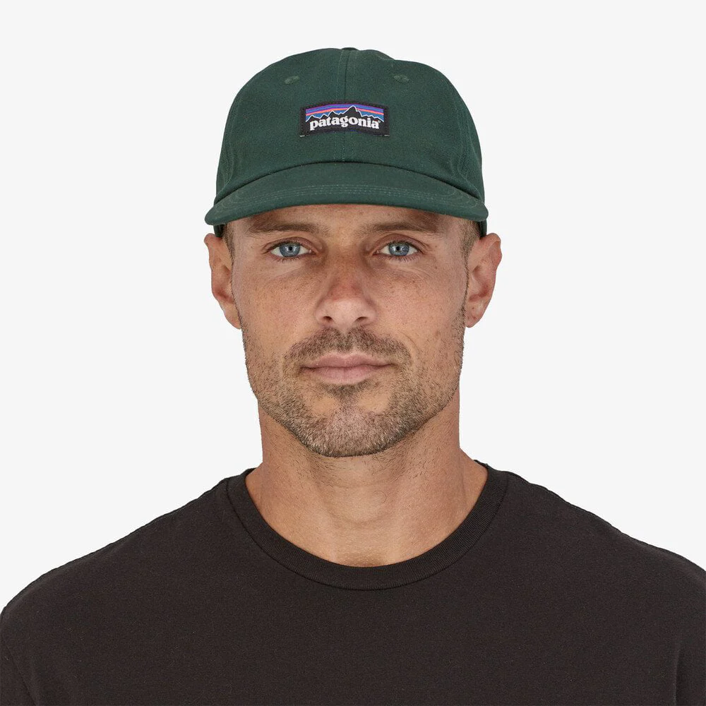 Patagonia P-6 Label Trad Baseball Cap aus organischer Baumwolle - Dunkelgrün - Image 4