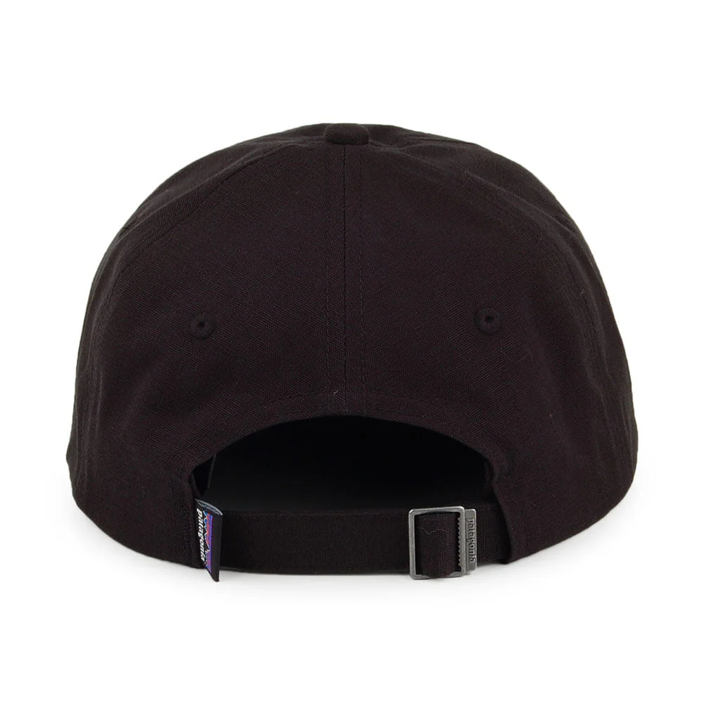Patagonia P-6 Label Trad Baseball Cap aus organischer Baumwolle - Schwarz - Image 3