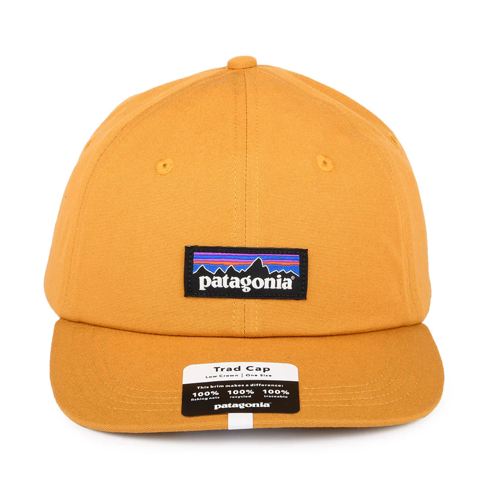 Patagonia P-6 Label Trad Baseball Cap aus organischer Baumwolle - Senfgelb - Image 2