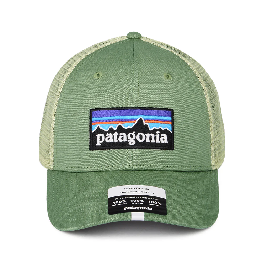 Patagonia P-6 Logo LoPro Trucker Cap aus organischer Baumwolle - Grün - Image 2