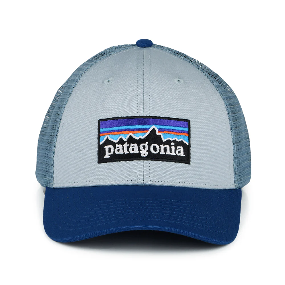 Patagonia P-6 Logo LoPro Trucker Cap aus organischer Baumwolle - Hellblau-Blau - Image 2