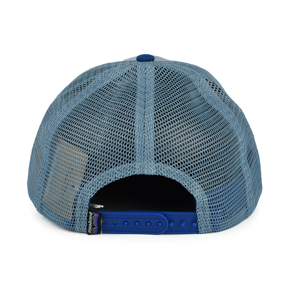 Patagonia P-6 Logo LoPro Trucker Cap aus organischer Baumwolle - Hellblau-Blau - Image 3