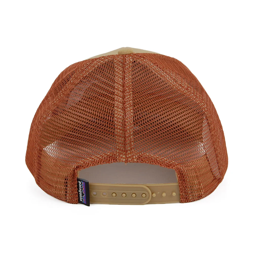 Patagonia P-6 Logo LoPro Trucker Cap aus organischer Baumwolle - Hellbraun-Braun - Image 3