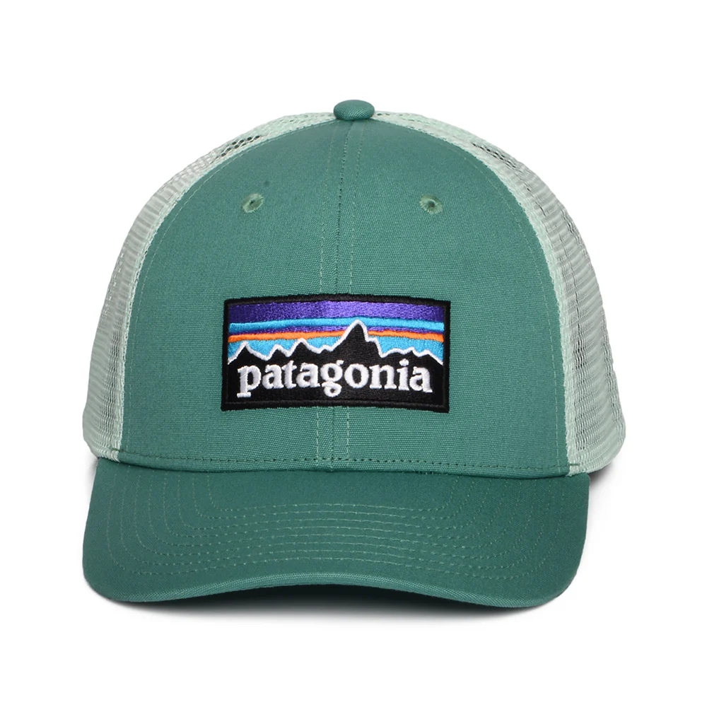 Patagonia P-6 Logo LoPro Trucker Cap aus organischer Baumwolle - Meergrün - Image 2