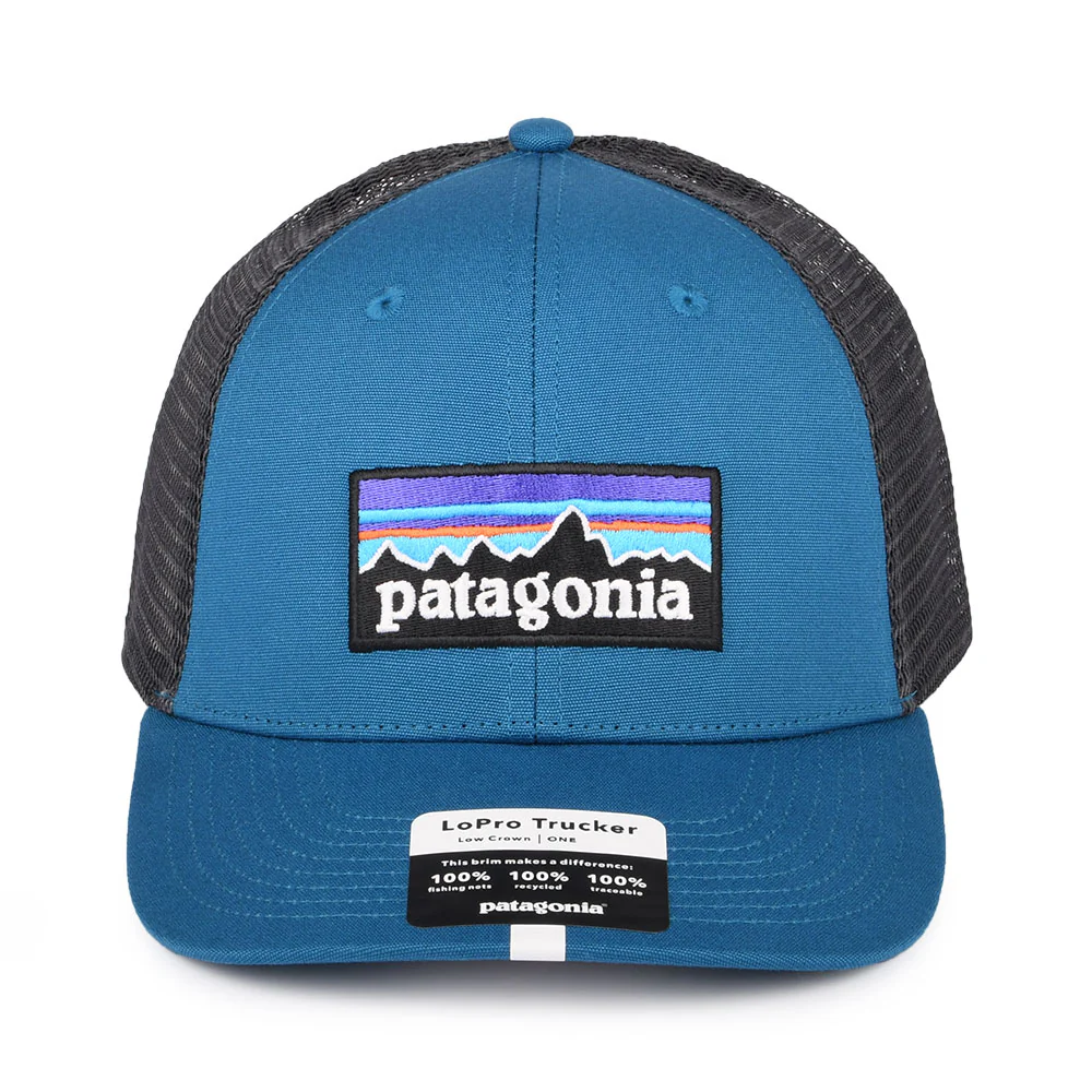 Patagonia P-6 Logo LoPro Trucker Cap aus organischer Baumwolle - Petrol - Image 2