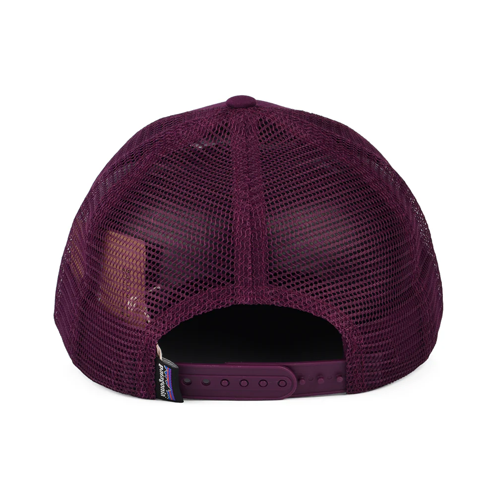 Patagonia P-6 Logo LoPro Trucker Cap aus organischer Baumwolle - Pflaume - Image 3