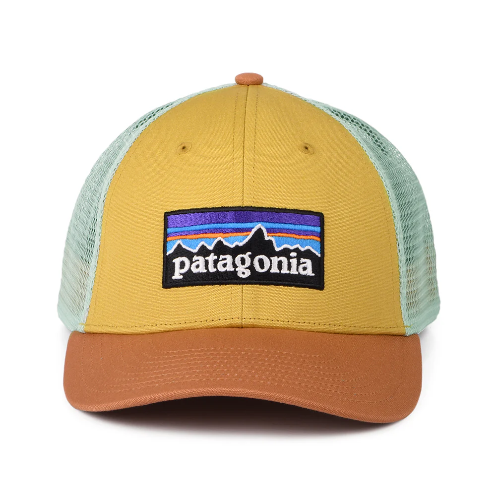 Patagonia P-6 Logo LoPro Trucker Cap aus organischer Baumwolle - Senfgelb-Ton - Image 2