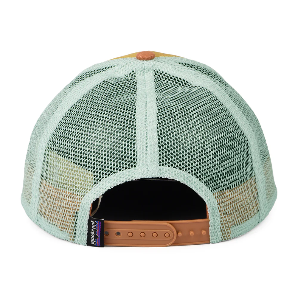 Patagonia P-6 Logo LoPro Trucker Cap aus organischer Baumwolle - Senfgelb-Ton - Image 3