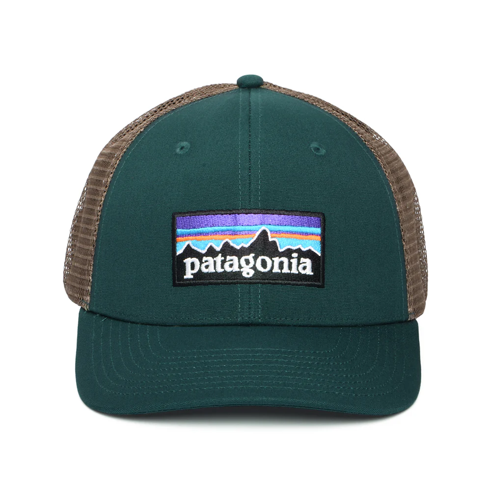 Patagonia P-6 Logo Trucker Cap aus organischer Baumwolle - Dunkelgrün - Image 2