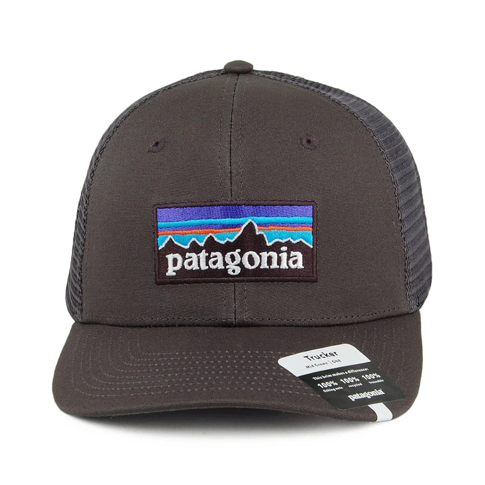 Patagonia P-6 Logo Trucker Cap aus organischer Baumwolle - Grau - Image 2