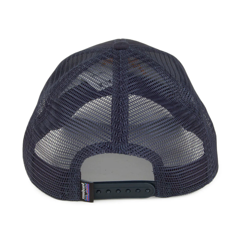 Patagonia P-6 Logo Trucker Cap aus organischer Baumwolle - Marineblau - Image 3