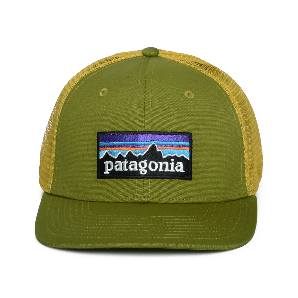 Patagonia P-6 Logo Trucker Cap aus organischer Baumwolle - Moosgrün - Image 2