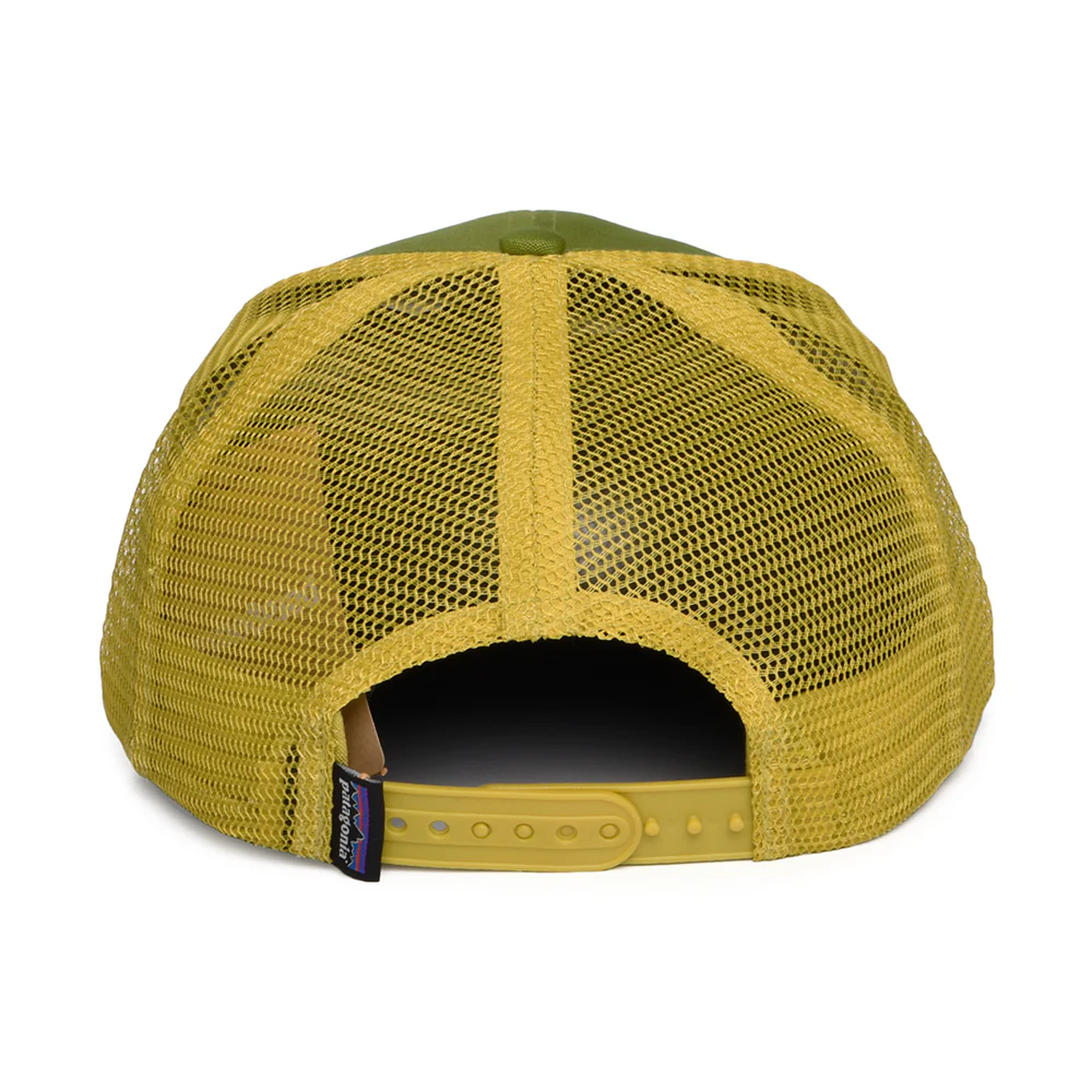 Patagonia P-6 Logo Trucker Cap aus organischer Baumwolle - Moosgrün - Image 3