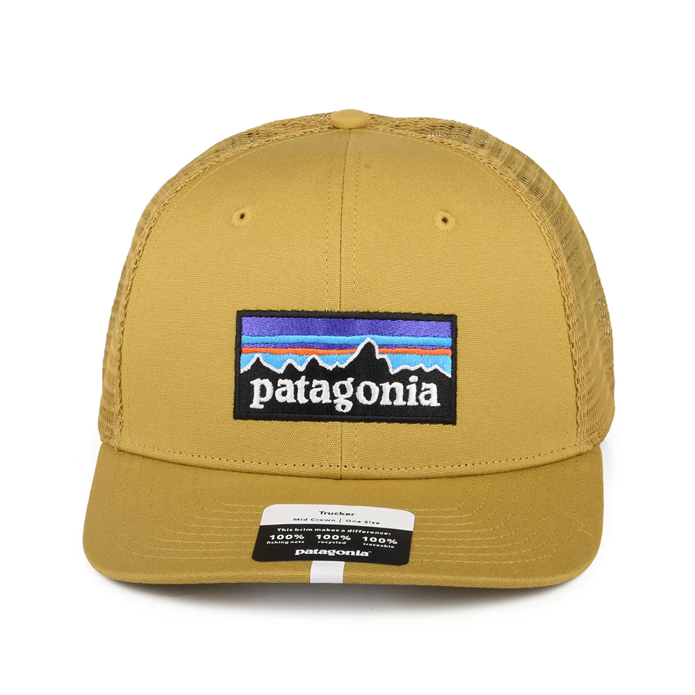 Patagonia P-6 Logo Trucker Cap aus organischer Baumwolle - Senfgelb - Image 2