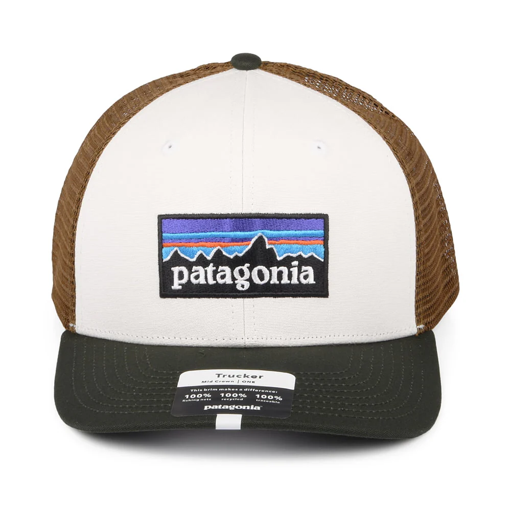 Patagonia P-6 Logo Trucker Cap aus organischer Baumwolle - Waldgrün - Image 2