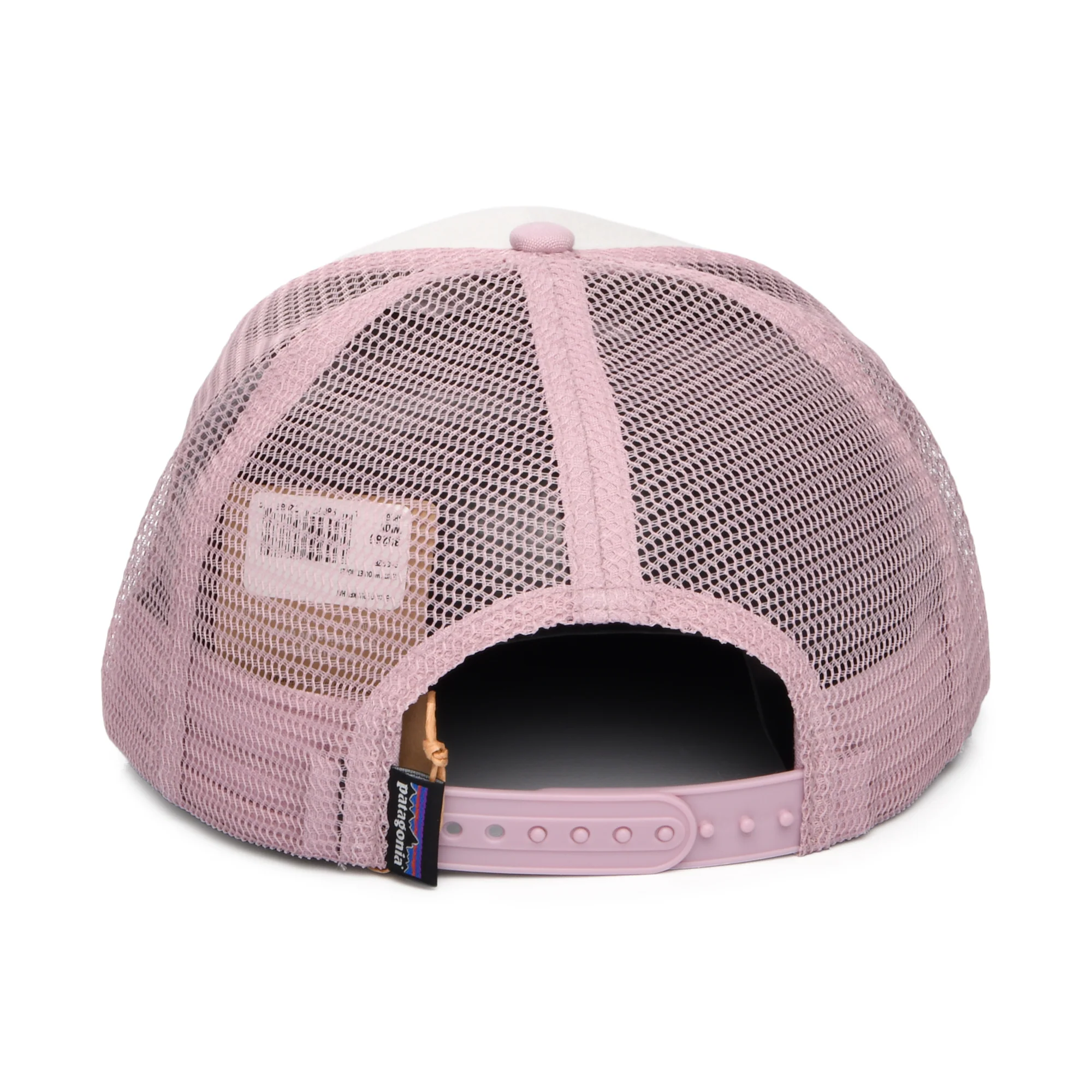 Patagonia P-6 Logo Trucker Cap aus organischer Baumwolle - Weiß-Violett - Image 3