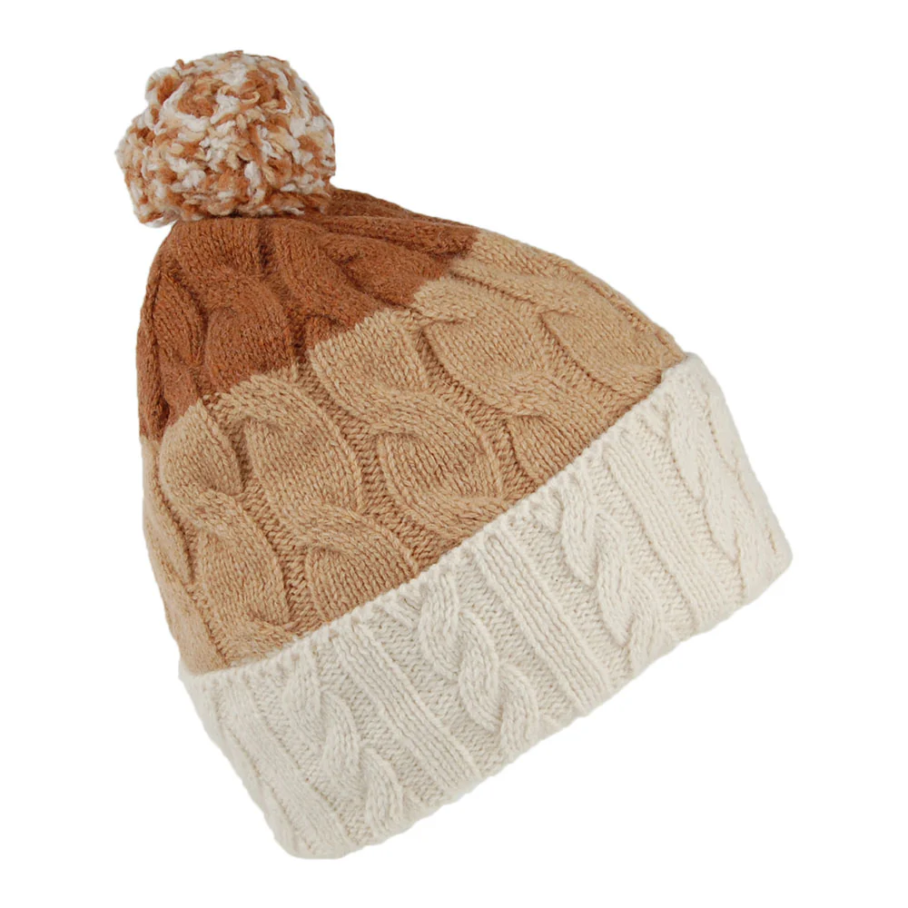 Patagonia Pom Bommelmütze - Cremefarben-Hellbraun - Image 2