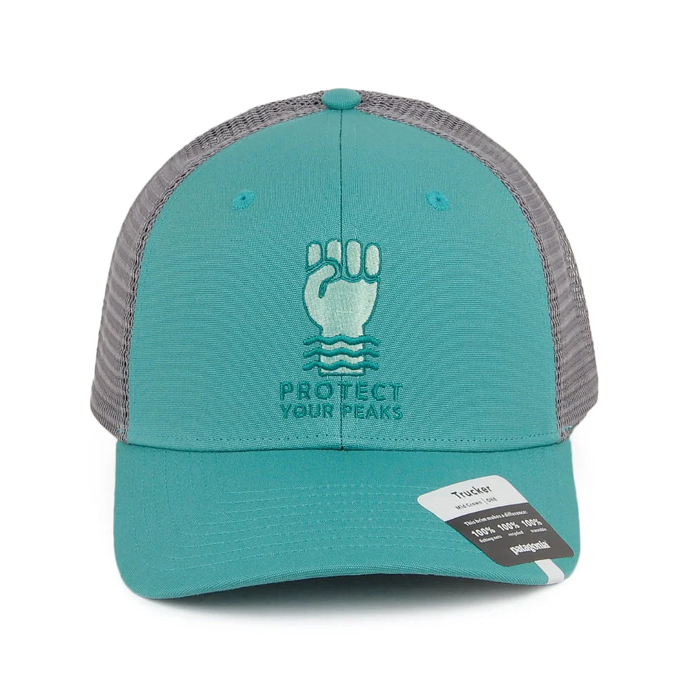 Patagonia Protect Your Peaks Trucker Cap aus organischer Baumwolle - Meergrün - Image 2