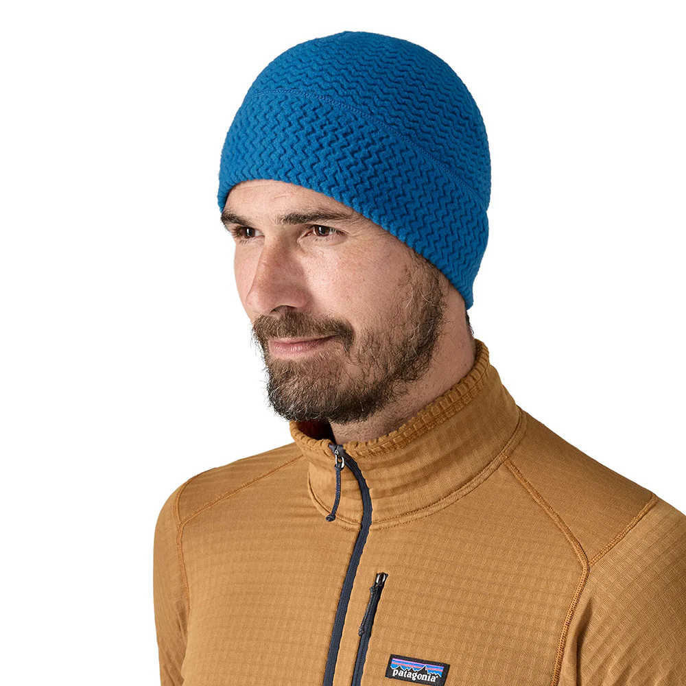 Patagonia R1 Air Fleece Beanie Mütze Jacquard - Blau - Image 3