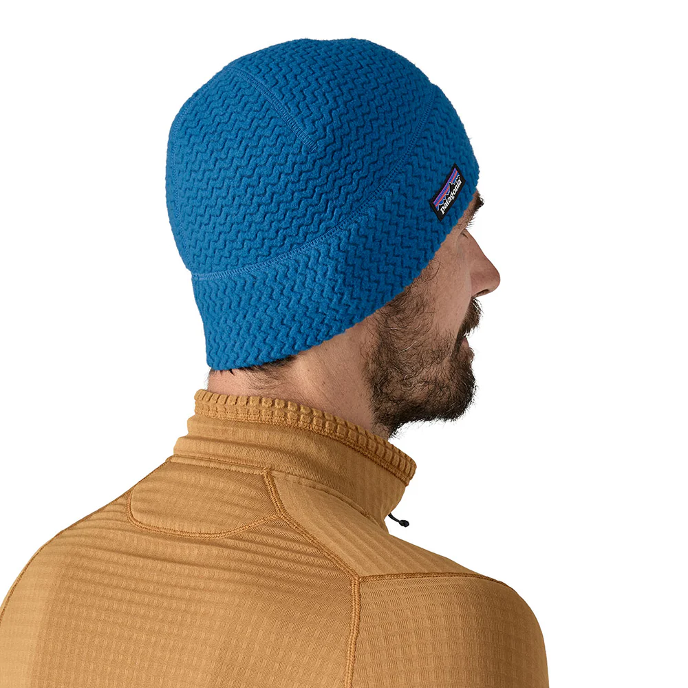 Patagonia R1 Air Fleece Beanie Mütze Jacquard - Blau - Image 4