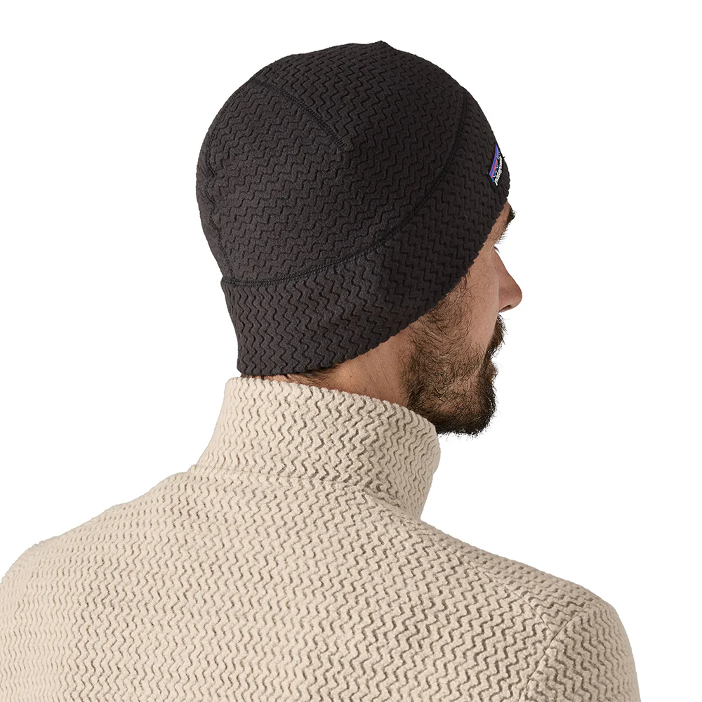 Patagonia R1 Air Fleece Beanie Mütze Jacquard - Schwarz - Image 4