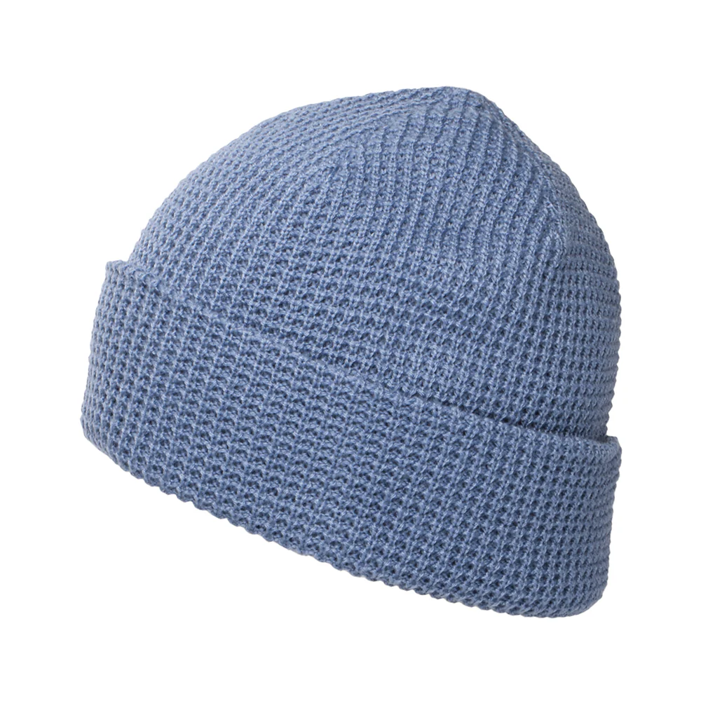 Patagonia Snowdrifter Beanie Mütze und Waffelstrickmuster - Blau - Image 2
