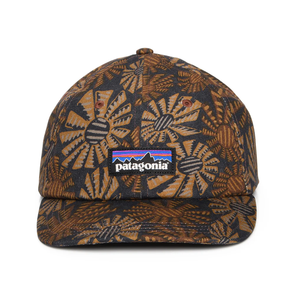 Patagonia Sun Wave P-6 Label Trad Baseball Cap aus organischer Baumwolle - Marineblau-Multi - Image 2