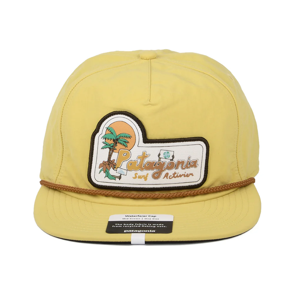 Patagonia Waterfarer Wasserabweisende Strapback Cap aus Recyceltem Nylon - Gelb - Image 2